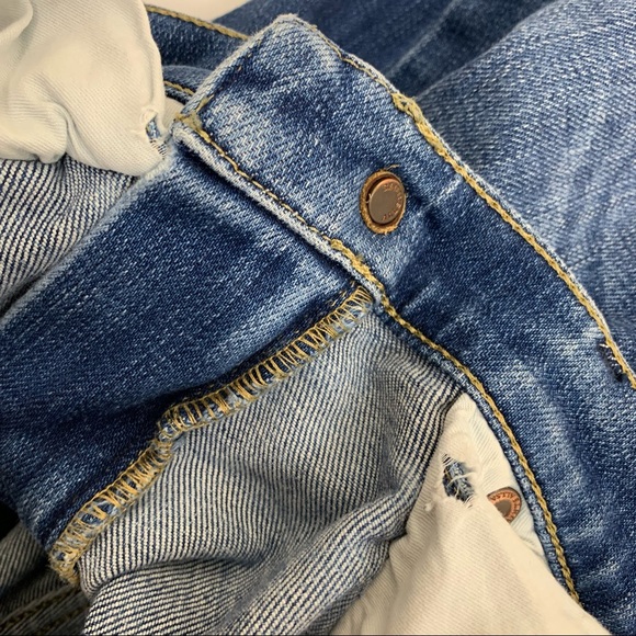 Allsaints "Slim Boys" Boyfriend Fit Medium Indigo Wash Jeans Size 24 - Picture 11 of 14